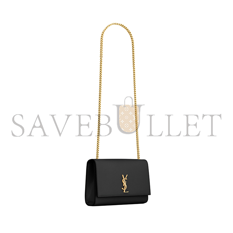 YSL NEW KATE SMALL IN GRAIN DE POUDRE LEATHER 851504AAGBE1000 (20*13*5cm)